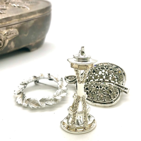 Vintage Deco Brooch Lot - Picture 8 of 10